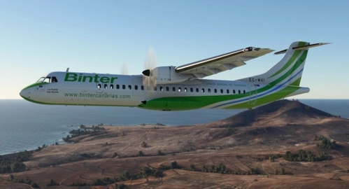 Binter Canarias | Asobo ATR 72-600 | EC-MVI | 4K