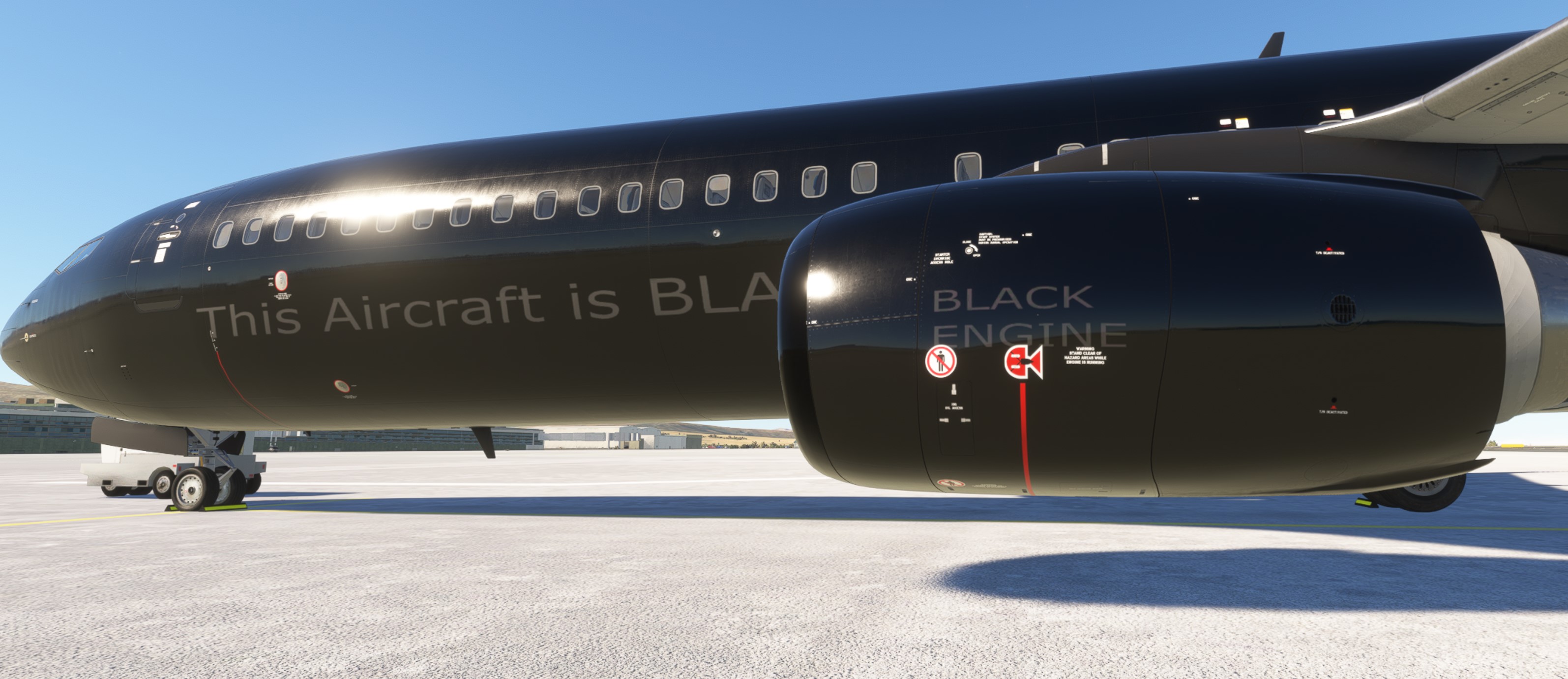 た*な様 CODE BLACK BLACK 737-9 (ER) für Microsoft Flight Simulator | MSFS