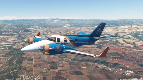 Black Square - BE60 Duke Turbine - GSU (Greek Sun)