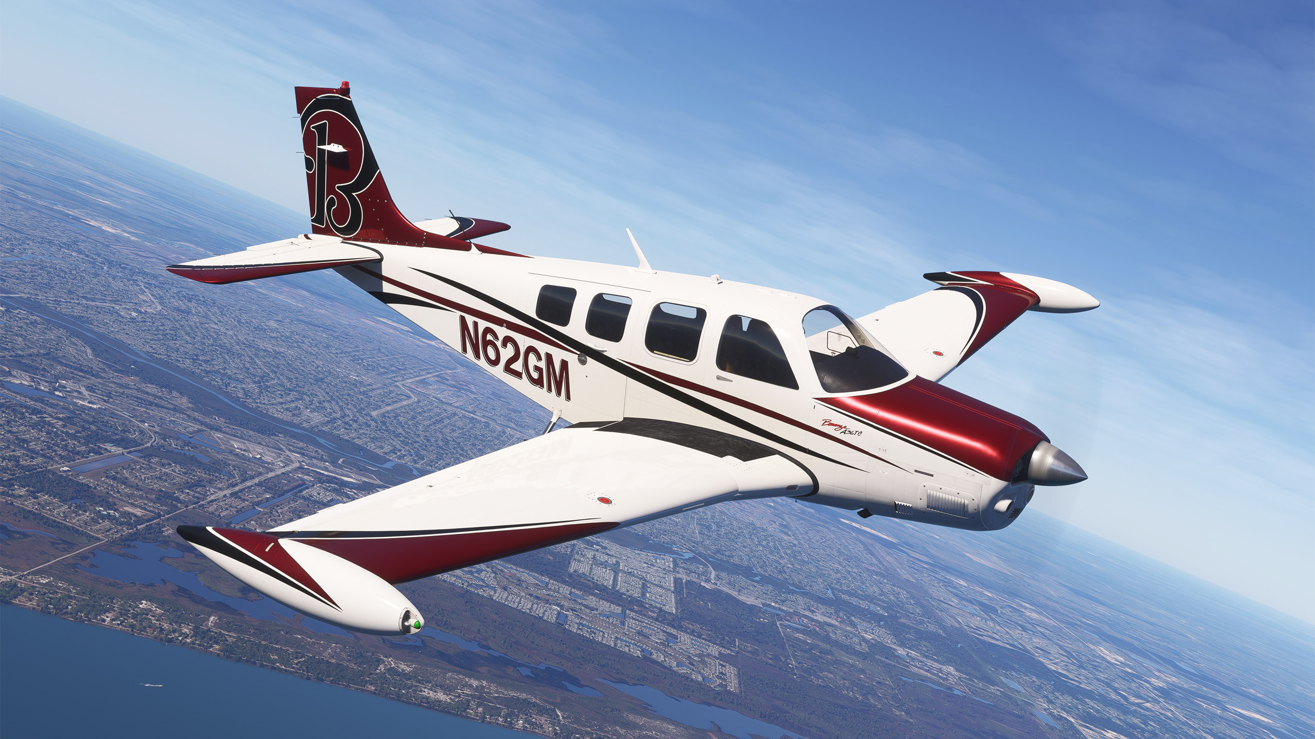 Black Square A36 Bonanza Professional - N62GM (Dynamic Registration) - Image 1