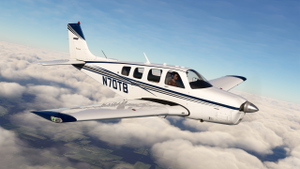 Black Square A36 Bonanza Professional - N70TB (Dynamic Registration) thumbnail 2