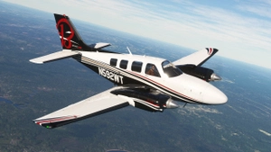 Black Square B58 Baron Professional - N592WT (Dynamic Registration) thumbnail 1