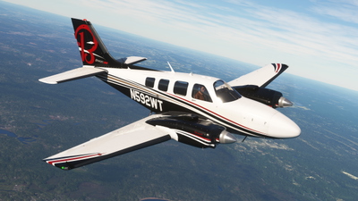 Black Square B58 Baron Professional - N592WT (Dynamic Registration)
