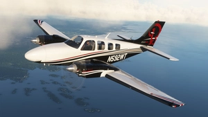Black Square B58 Baron Professional - N592WT (Dynamic Registration) thumbnail 3