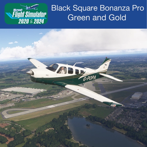 Black Square Bonanza Pro Green and Gold