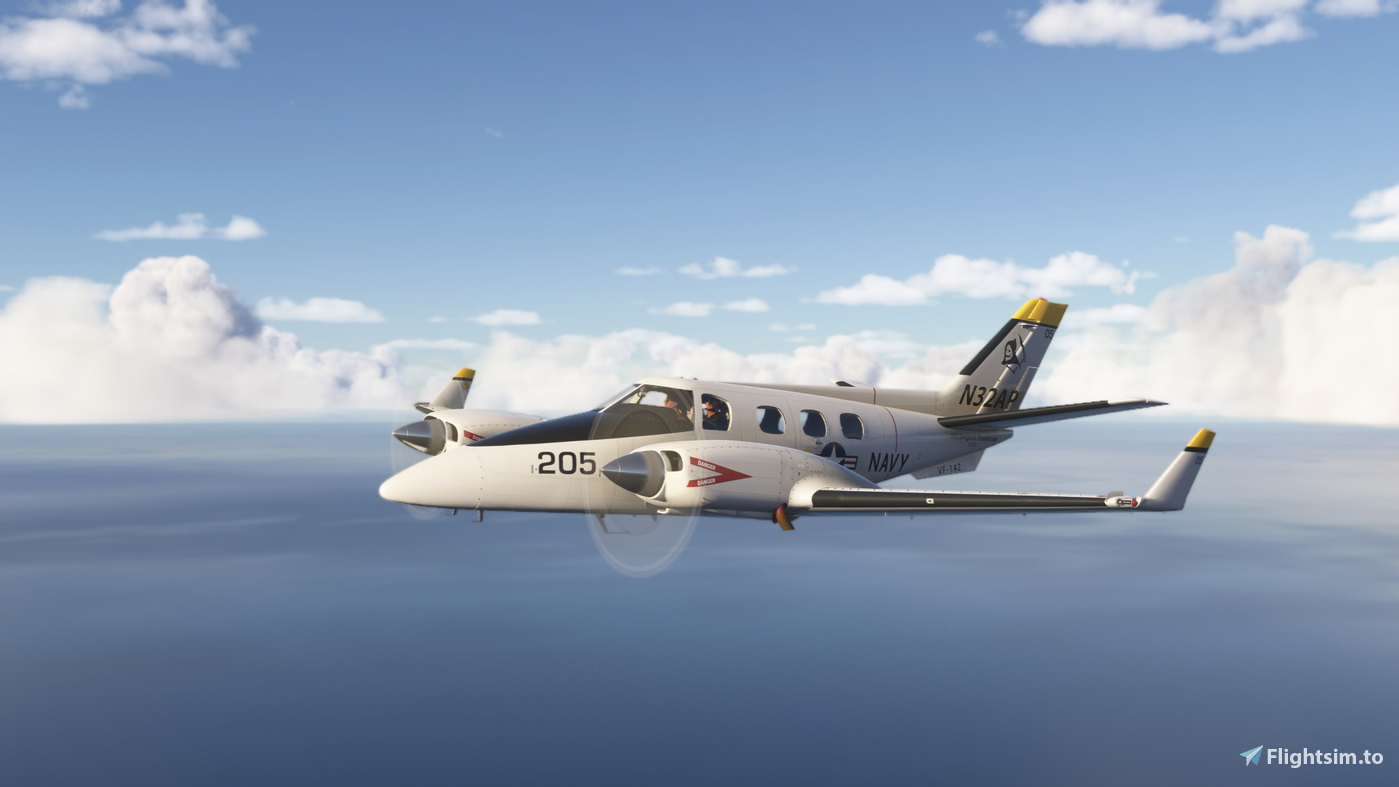 Black Square Piston Duke N32AP - US Navy paint (VF -142 Ghostriders