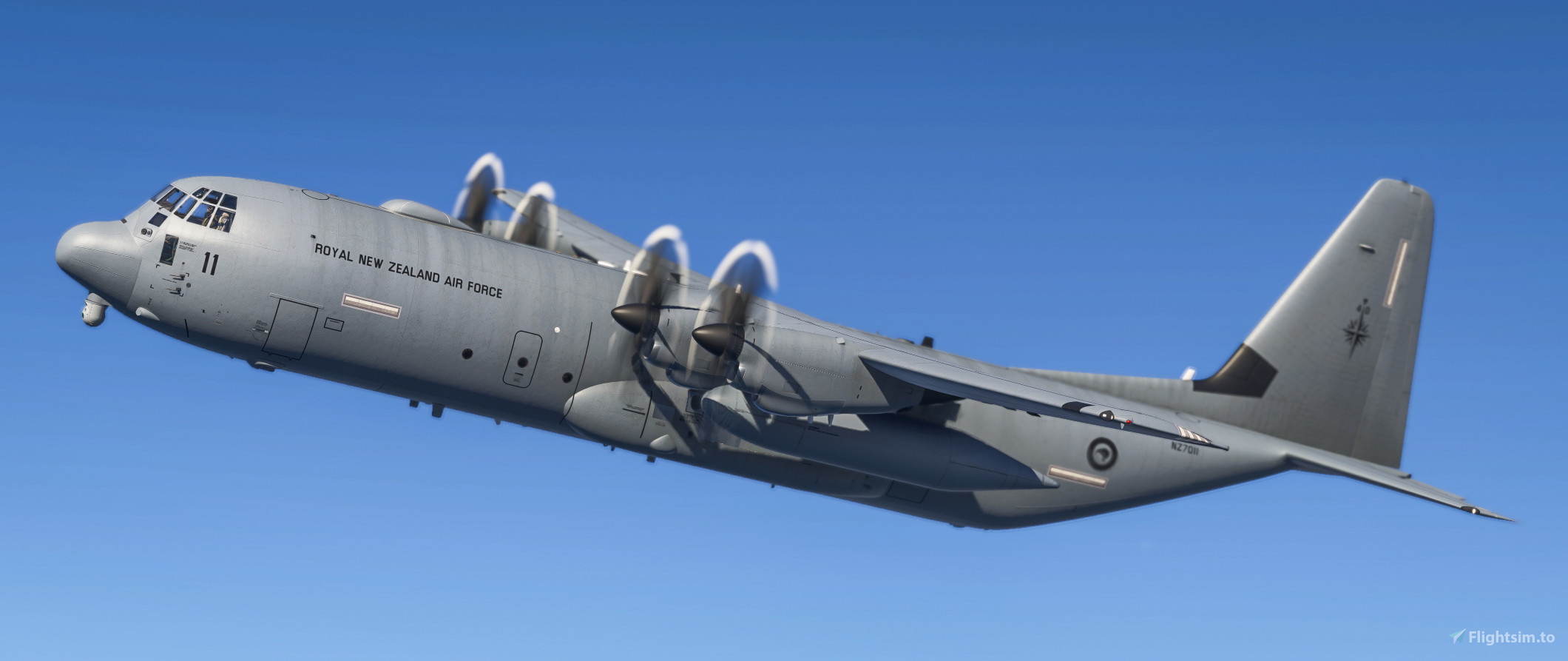 Blackbird C-130J RNZAF pack for Microsoft Flight Simulator | MSFS