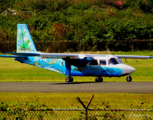 Blackbox Sim BN2 Islander J8-PIE livery request for MFS 2024