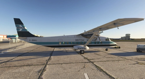 Blackbox Sim Shorts 360 British Midland G-BMAJ livery