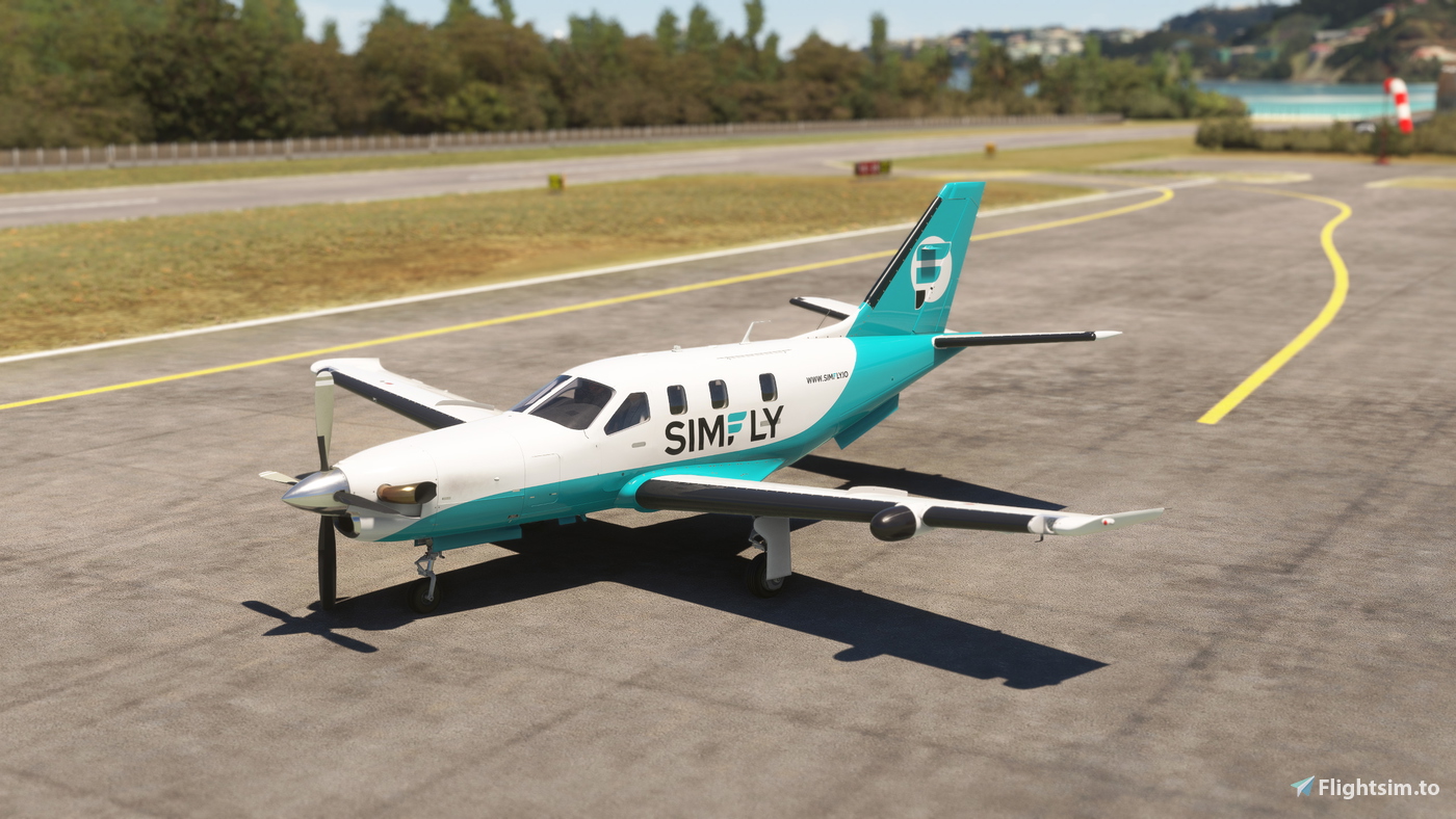 [BLACKSQUARE] SimFly TBM 850 livery voor Microsoft Flight Simulator | MSFS