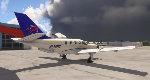 BlackSquare TBM 850 N850RX Rectrix Livery