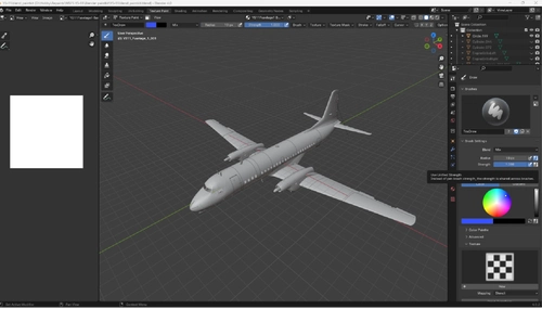 Blender Paintkit for the Inibuilds YS-11