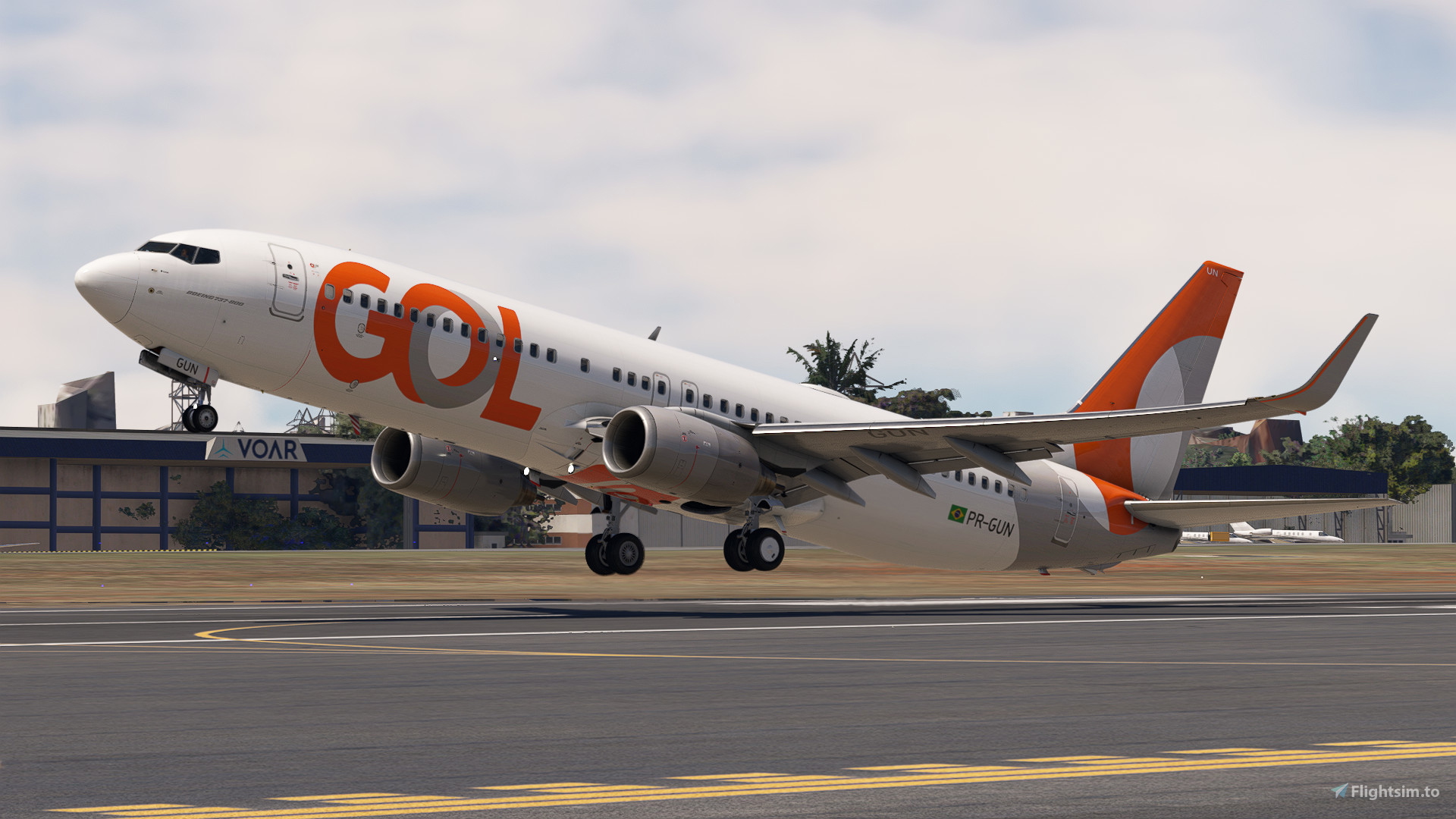 Boeing 737-800 Gol Linhas Aéreas PR-GUN for Microsoft Flight