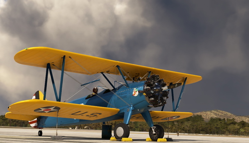 Boeing Stearman PT-17 N68296 Flugwerk Mannheim