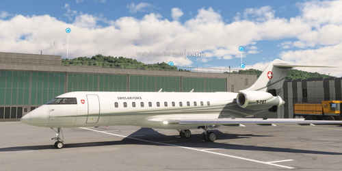 Bombardier Global 6000  T-787 Swiss Confederation