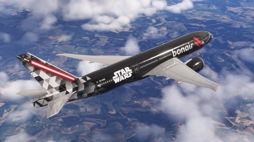 Bon Air Virtual Boeing 777-200LR Star Wars Theme Fictional PMDG