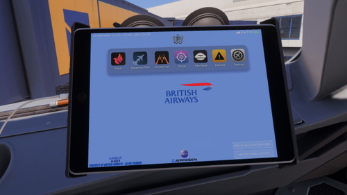 British Airways - BA/BAW - EFB background - A321