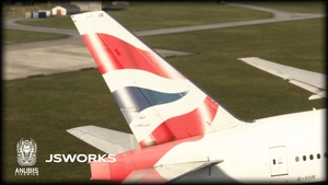 British Airways G-VIIR (Weathered) | PMDG 777-200ER MSFS  thumbnail 4