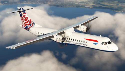 British Airways (City Flyer) | Asobo ATR 72-600 | G-BVTK | Chelsea Rose | 4K