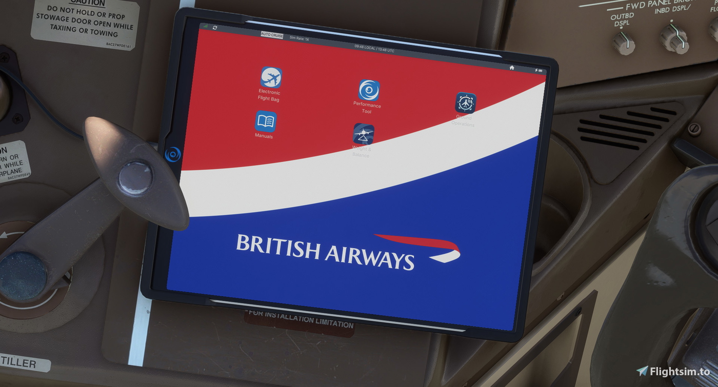 British Airways [4K] PMDG 777 EFB Wallpaper pro Microsoft Flight ... — free download