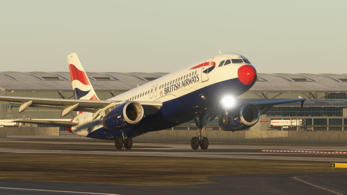 British Airways Airbus A320 – G-EUUR