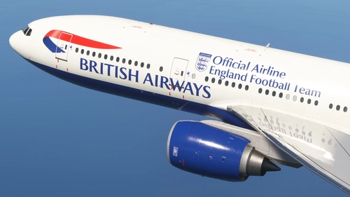 British Airways "England Football Team" G-YMMJ