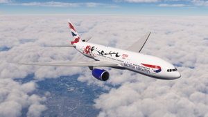 British Airways ("Festival of Creativity", G-YMML) - PMDG 777-200ER (RR) thumbnail 4