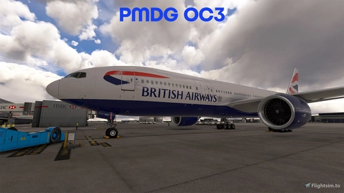 British Airways G-RAES & Cabin PMDG B777-200ER