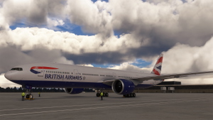British Airways G-STBO + Cabin PMDG 777-300ER thumbnail 4