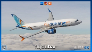 Fly Dubai A6-FPC "15 Years | iFly 737 MAX 8 | 8K & 4K thumbnail 4
