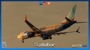 Fly Dubai A6-FPC "15 Years | iFly 737 MAX 8 | 8K & 4K thumbnail 7