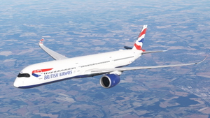 British Airways G-XWBG  (white nose) A350-1000 thumbnail 6