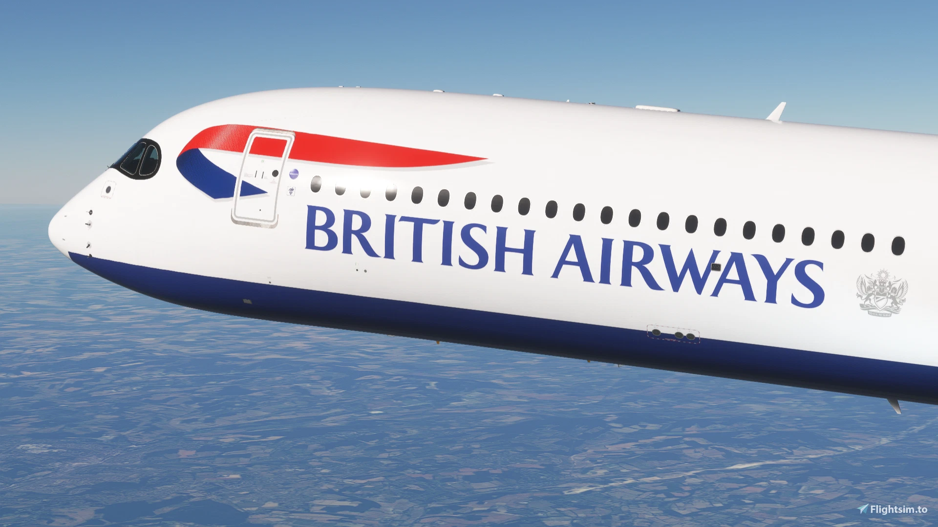 British Airways G-XWBG (white nose) A350-1000 - Aircraft Liveries