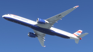 British Airways G-XWBG  (white nose) A350-1000 thumbnail 7