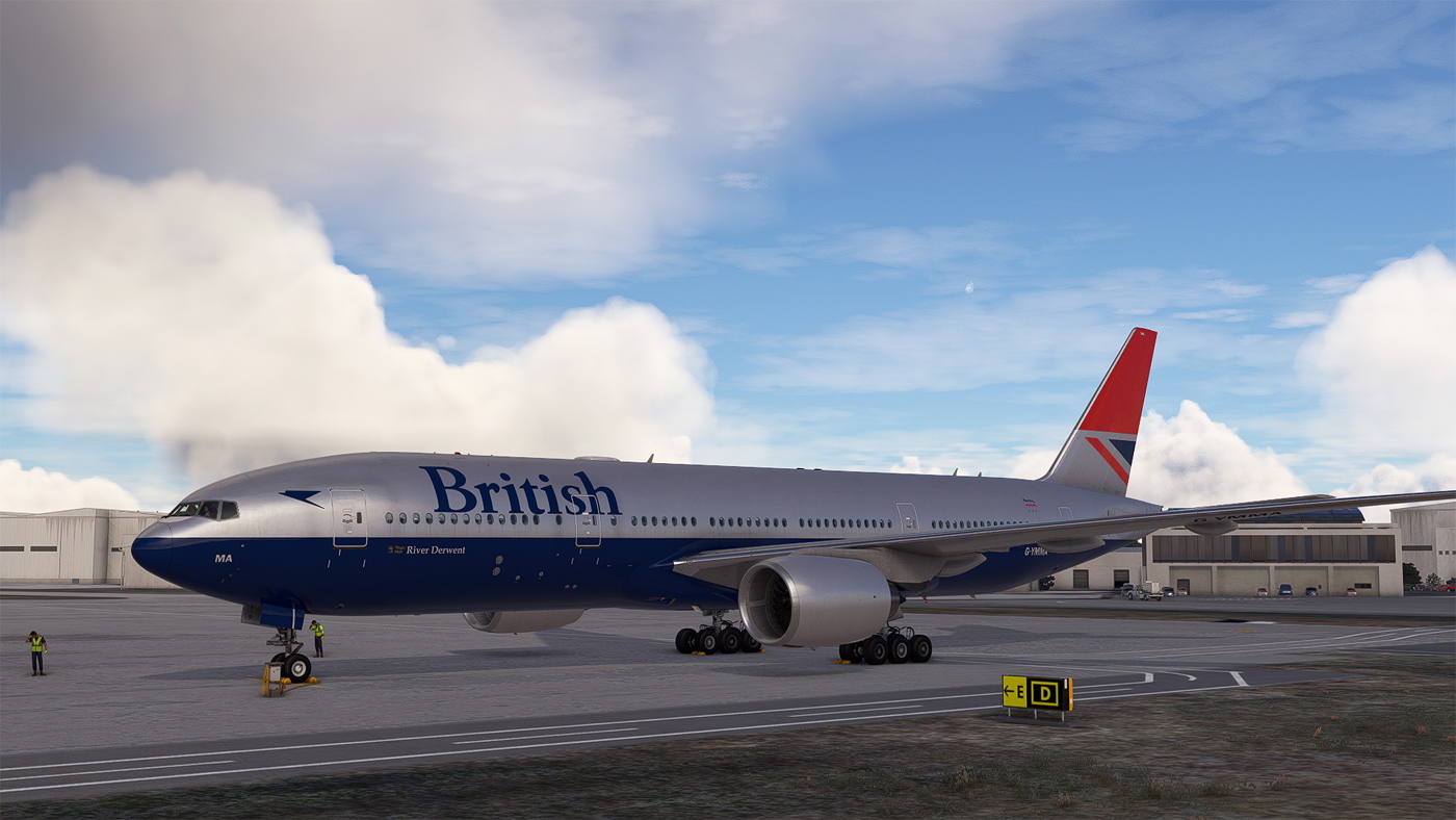 British Airways Negus Silver-Top PMDG B777-200ER pour Microsoft Flight ...