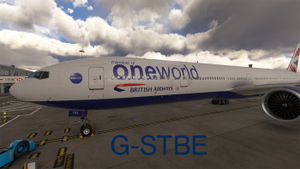 British Airways Oneworld + Cabin  PMDG 777-300ER thumbnail 2