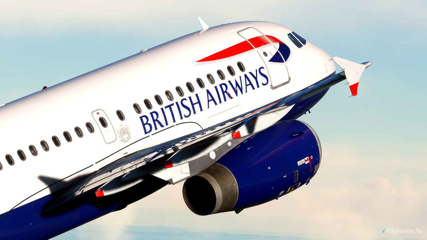 Threads British Airways [Pack 1] w/Cabin Fenixsim A319 [8K+4K] für
