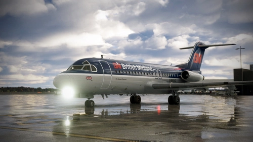 British Midland (G-BMAG) Diamond Livery | Just Flight F28 Professional | Into the Blue Simulations