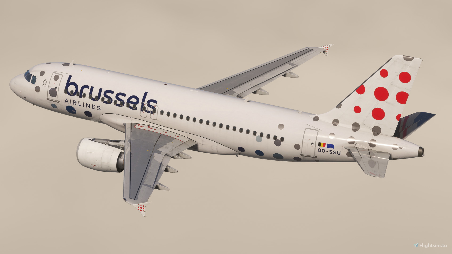 日本に馴染みはありませんが…ブリュッセル航空 エアバス A319 日本に馴染みはありませんが…ブリュッセル航空 エアバス A319