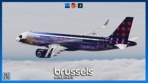 Brussels Airlines OO-SBB "Amare" | FlyByWire A32NX | 8K & 4K thumbnail 4