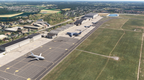 Brussels EBBR Aerosoft scenery Static Aircraft