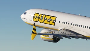 BUZZ [Package 1] w/Cabin IFly B737 MAX 8 thumbnail 1