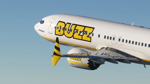 BUZZ [Package 1] w/Cabin IFly B737 MAX 8