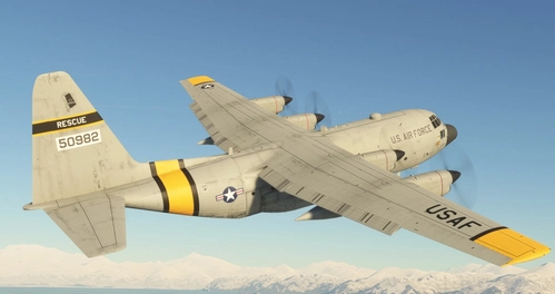 C130-H, US Air Force 37th Airlift Rescue 50982 