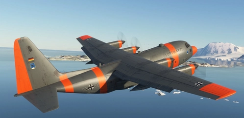 C130H German Air Force LTG 61 -1401 (grey version, high vis)