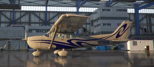 C172 G1000 DEW Flair Blue