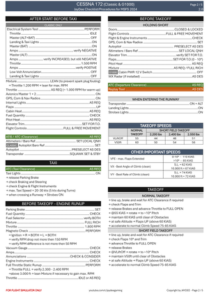 Cessna 172 - Procedures and Checklist thumbnail 3