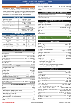Cessna 208B EX  - JayDee  Checklist & Procedures thumbnail 2