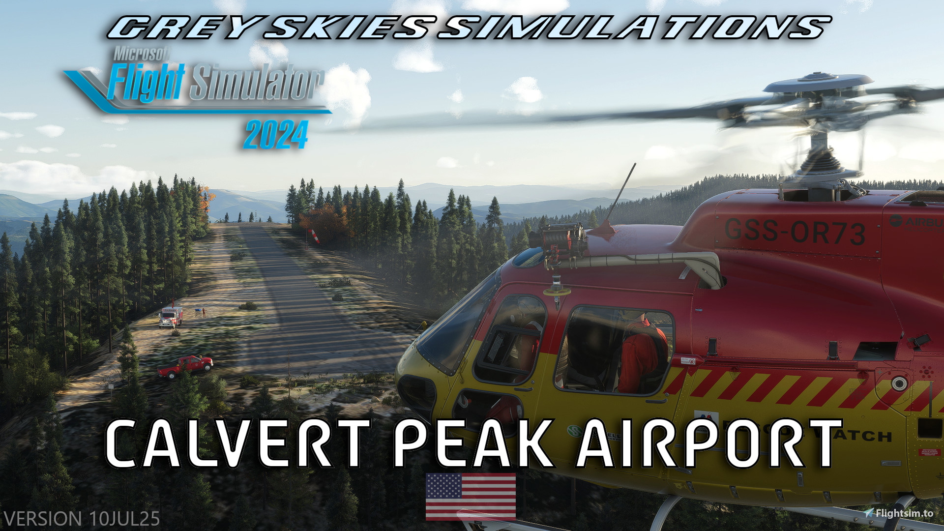 Calvert Peak Airport, Oregon (OR73) + SAR mission - Image 1