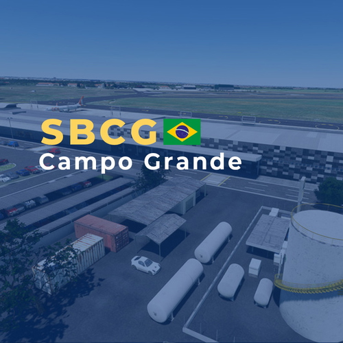 Campo Grande Intl. Airport, Unimed  Heliport  and City Landmarks